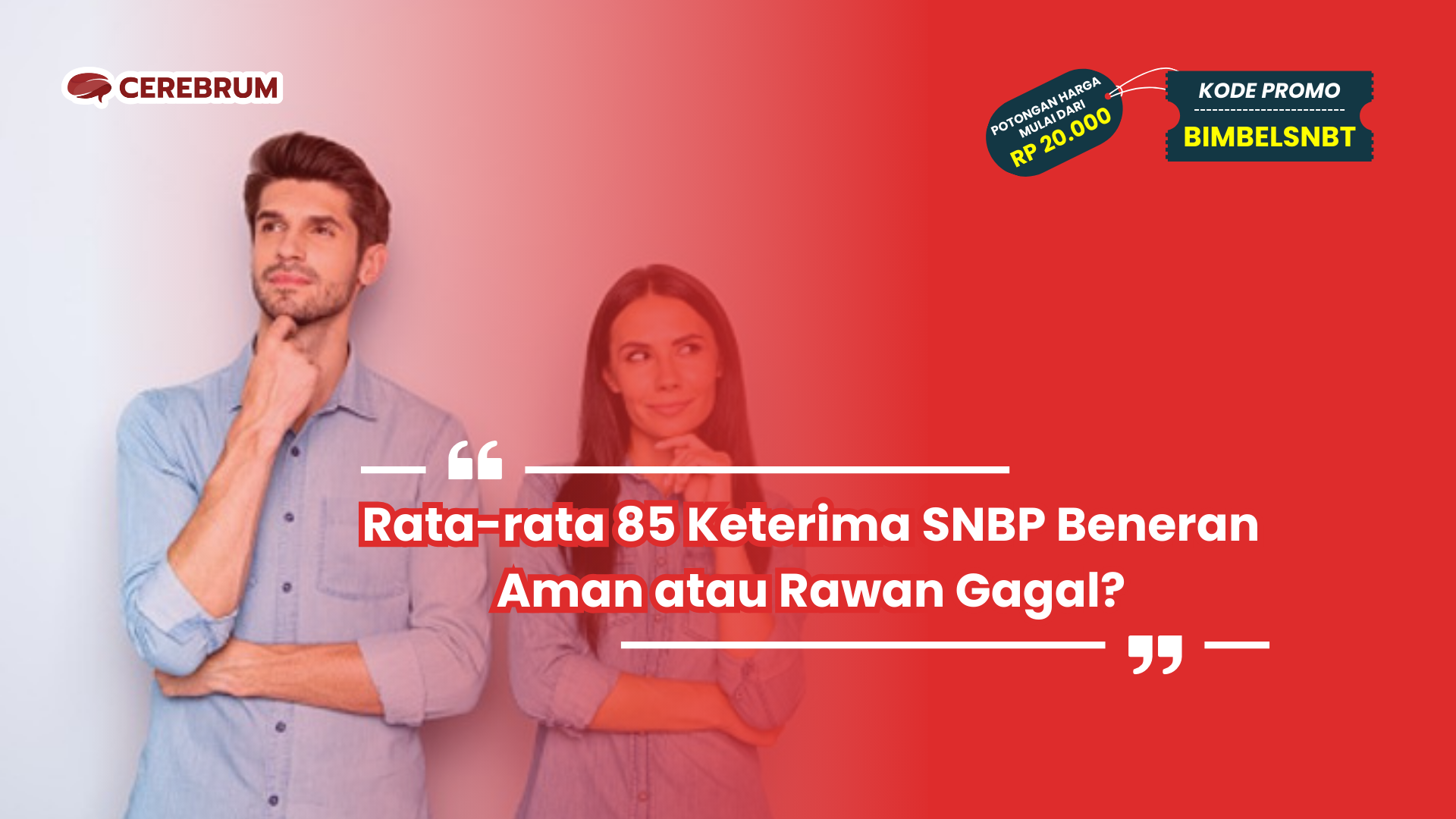 rata-rata 85 keterima snbp