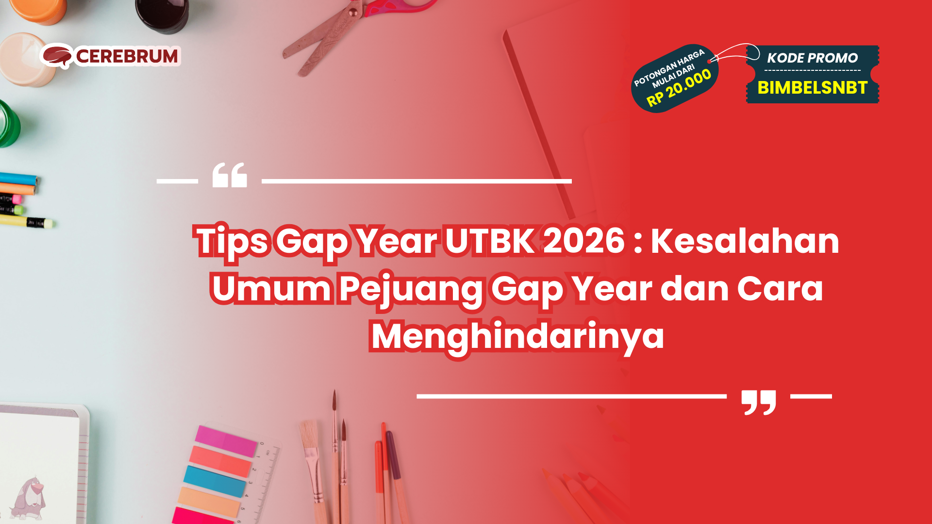 tips gapyear utbk 2026