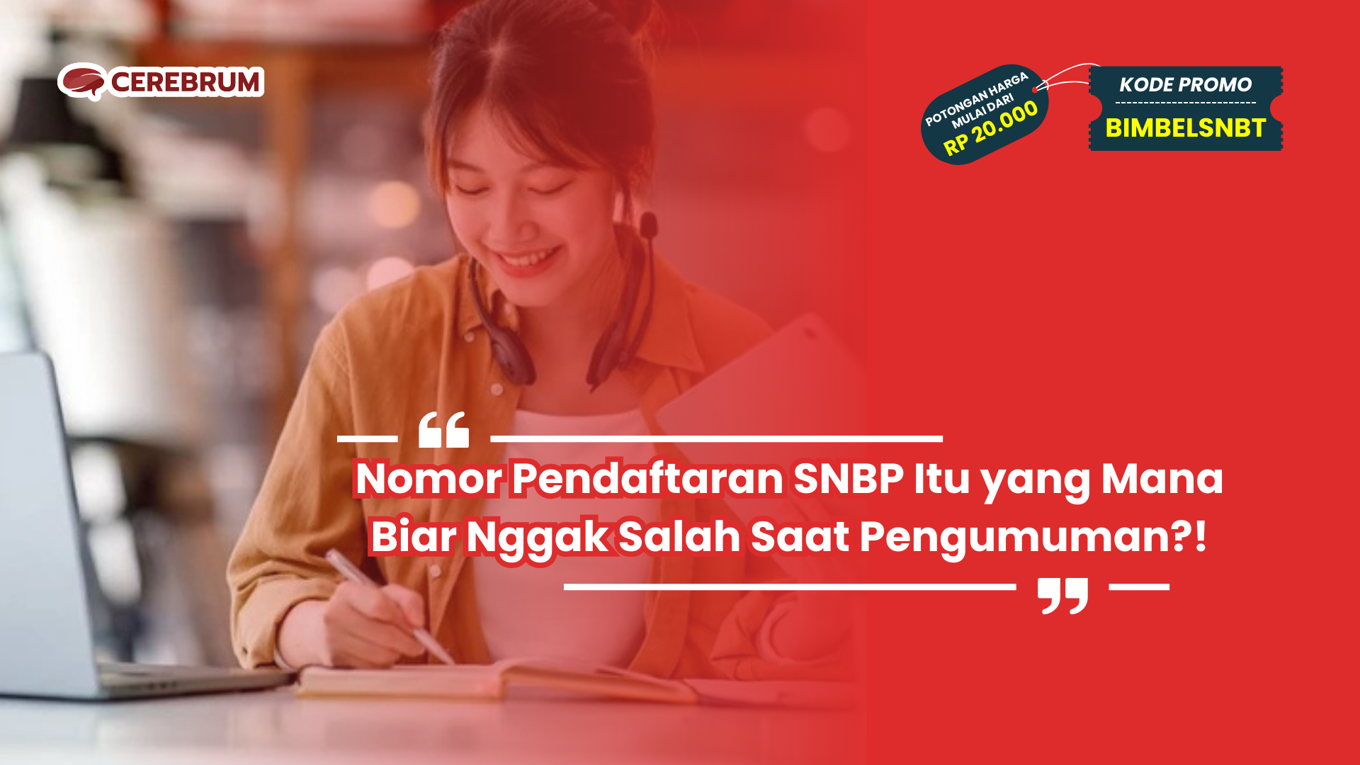 nomor pendaftaran snbp itu yang mana
