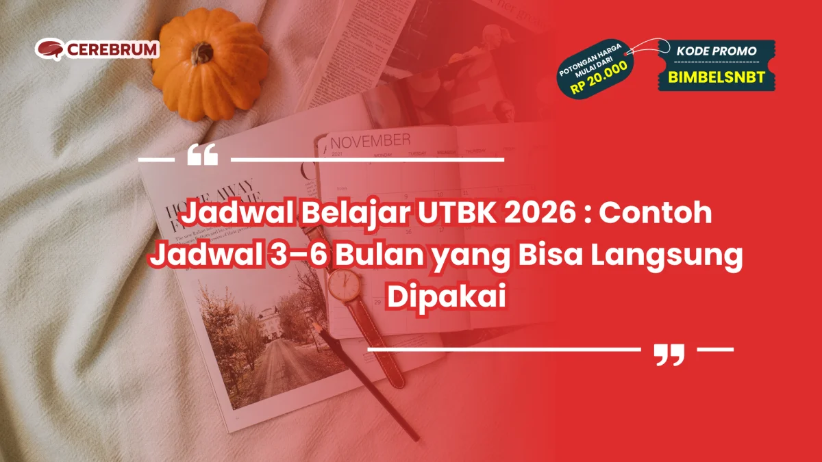 jadwal belajar utbk 2026