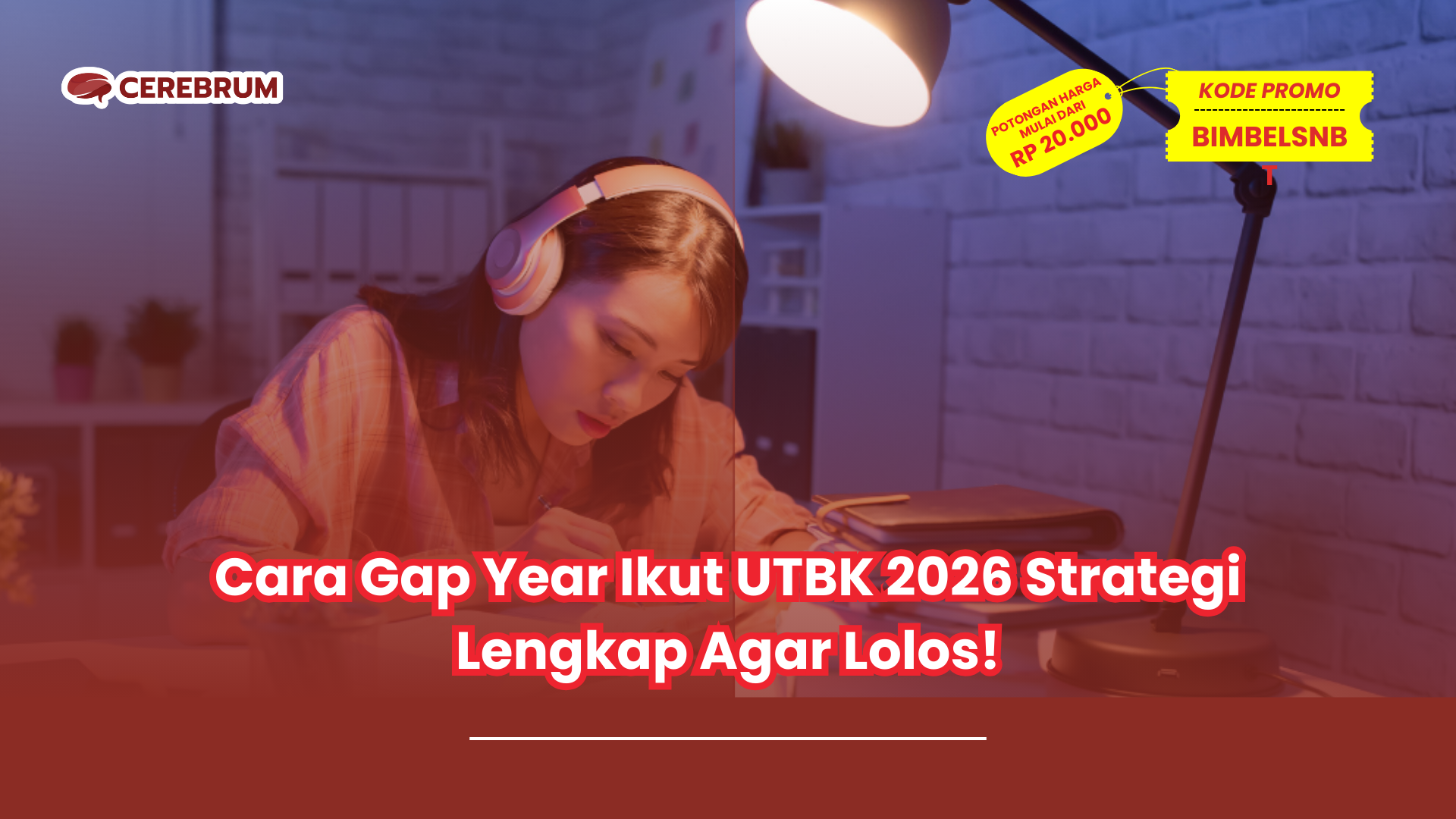cara gap year ikut UTBK 2026