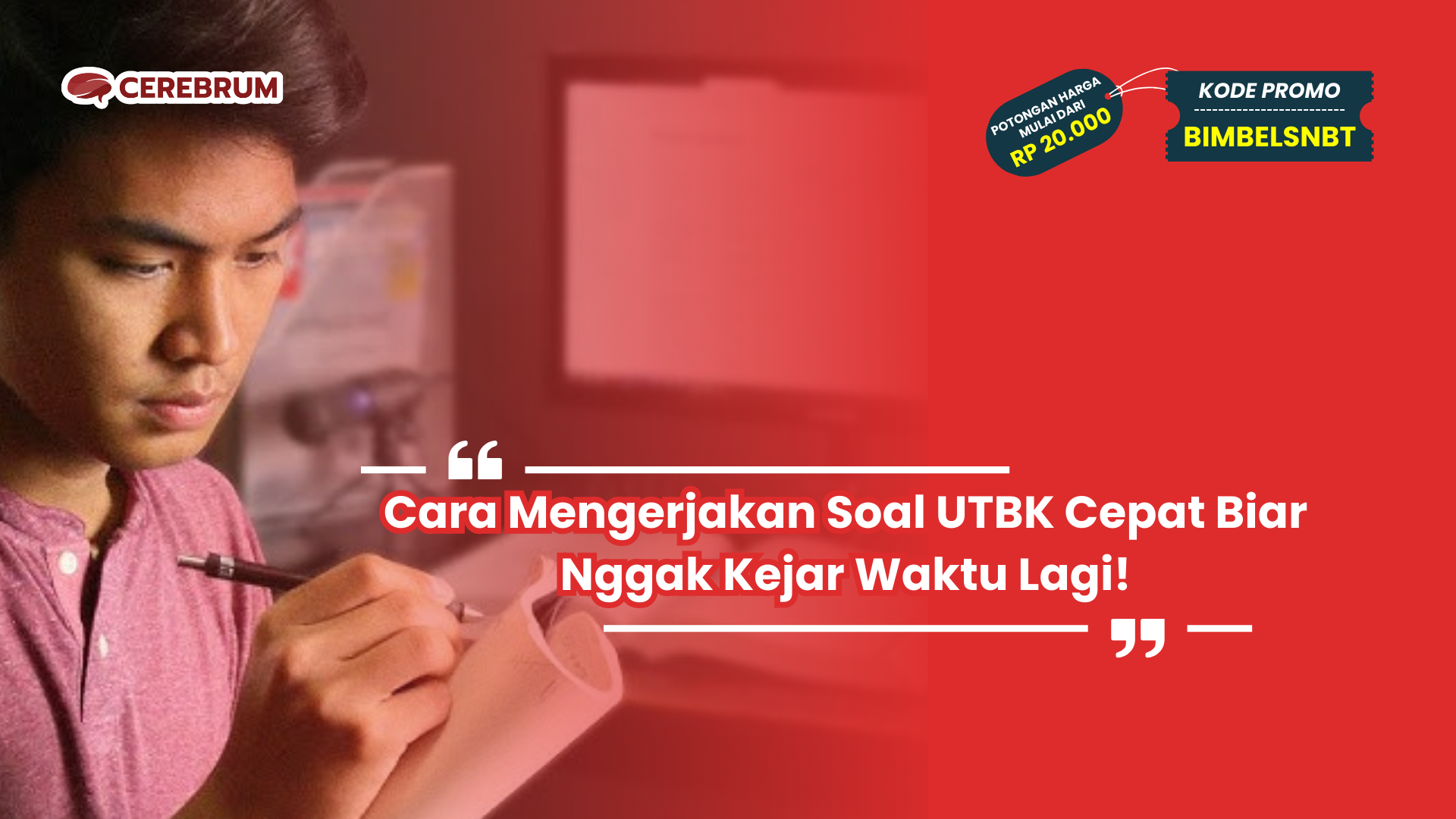 cara mengerjakan soal utbk cepat