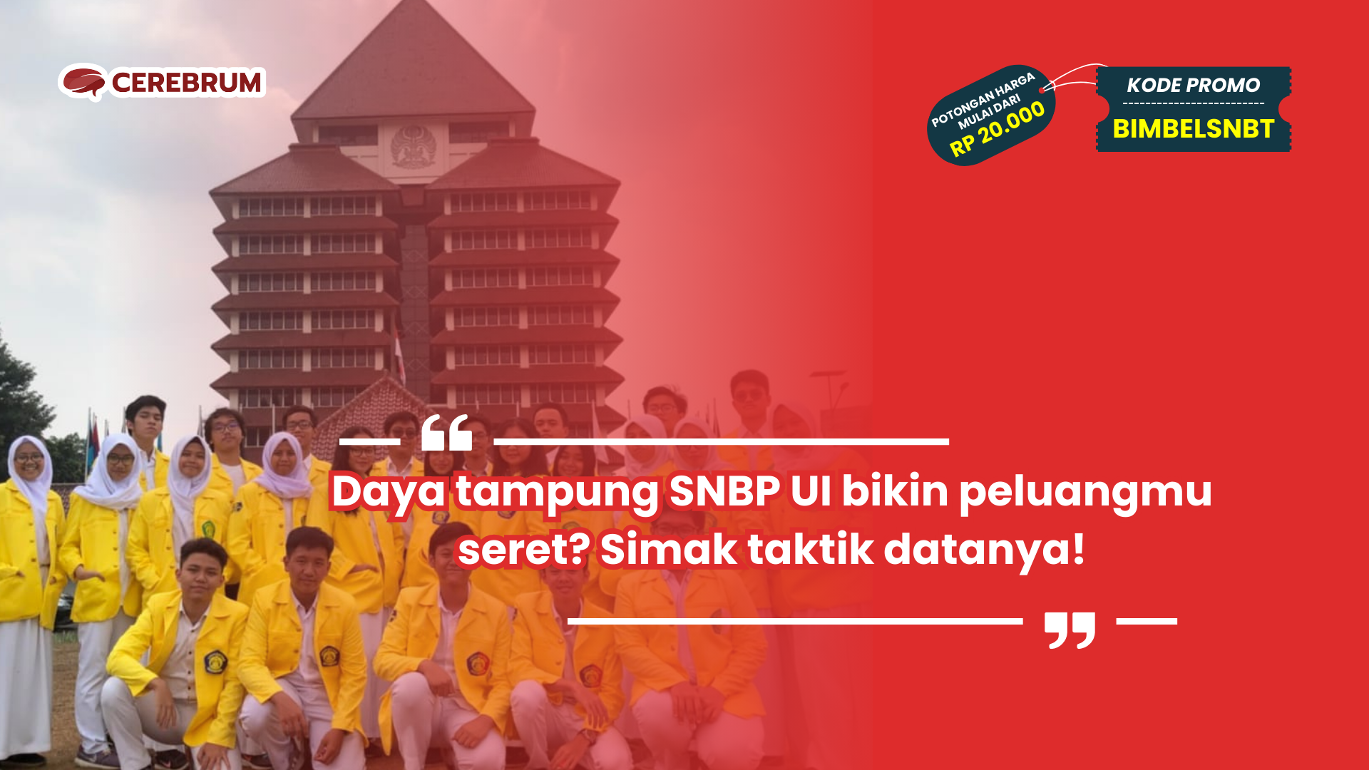 daya tampung SNBP UI