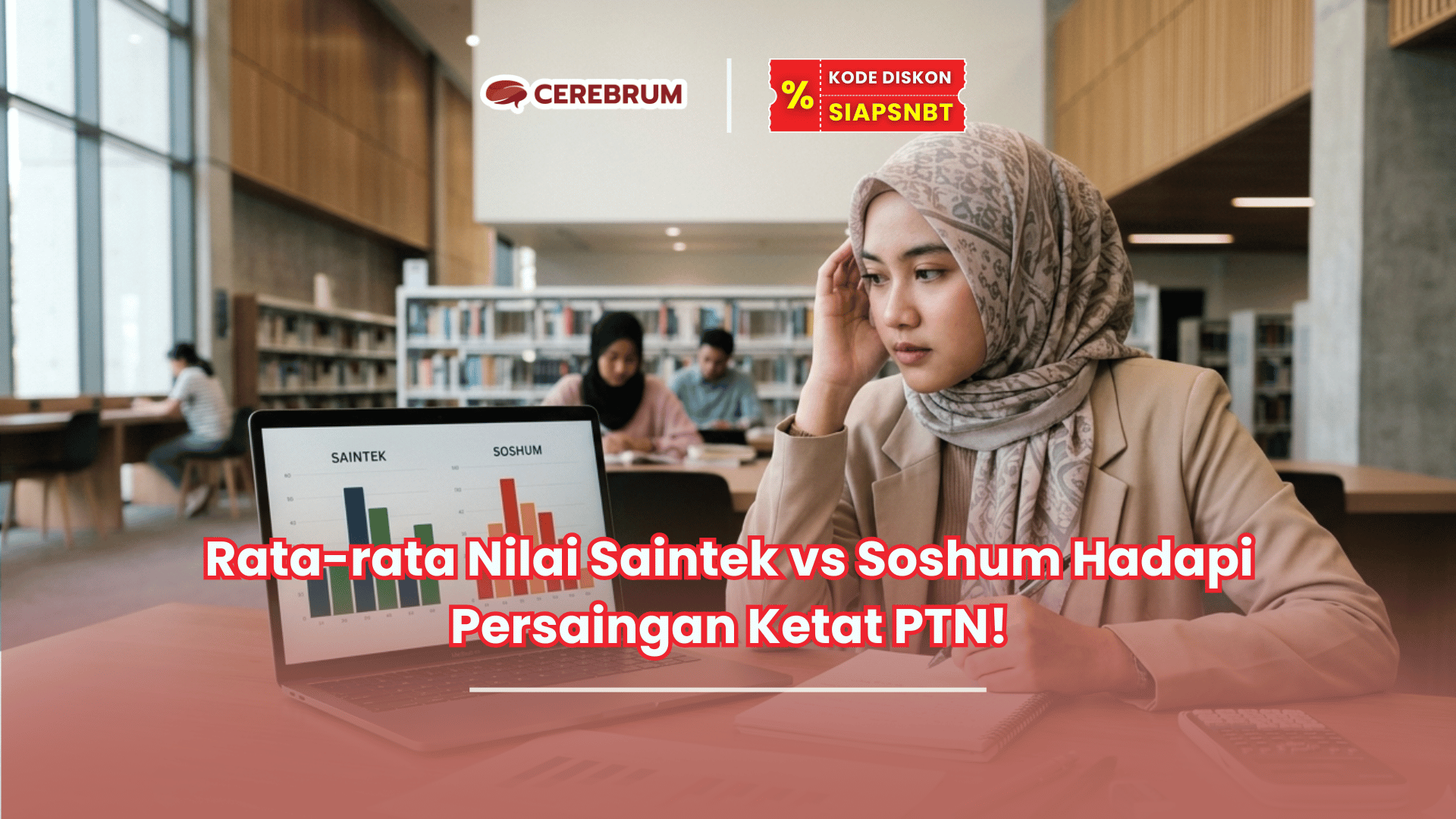 rata-rata nilai Saintek vs Soshum