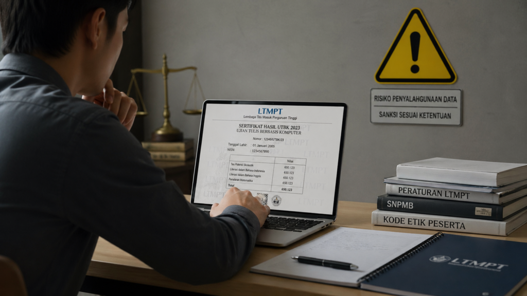 Aturan dan Risiko Terkait Penggunaan Sertifikat UTBK