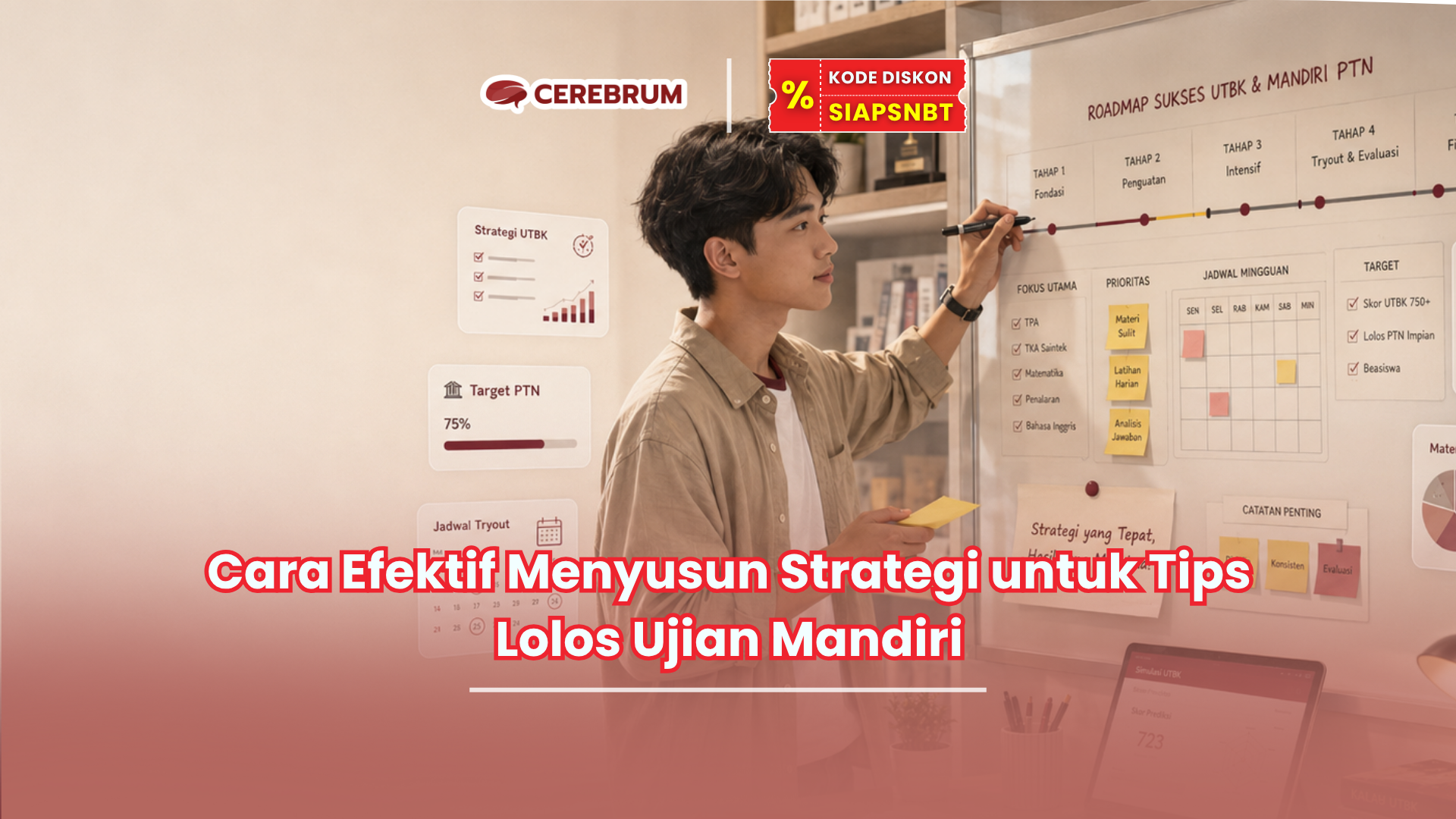 Cara Efektif Menyusun Strategi untuk Tips Lolos Ujian Mandiri