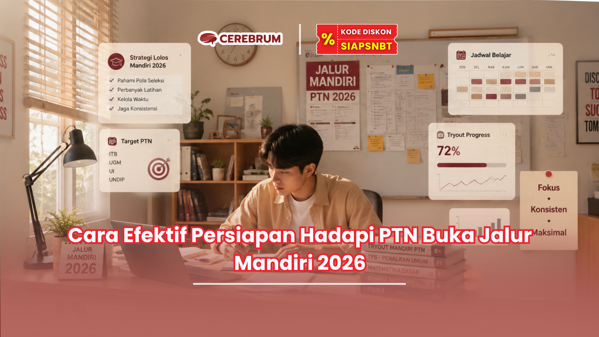Cara Efektif Persiapan Hadapi PTN Buka Jalur Mandiri 2026