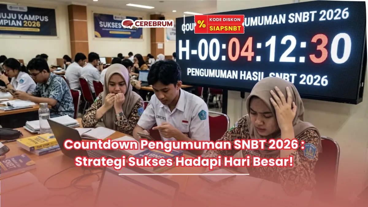 Countdown Pengumuman SNBT 2026 : Strategi Sukses Hadapi Hari Besar!