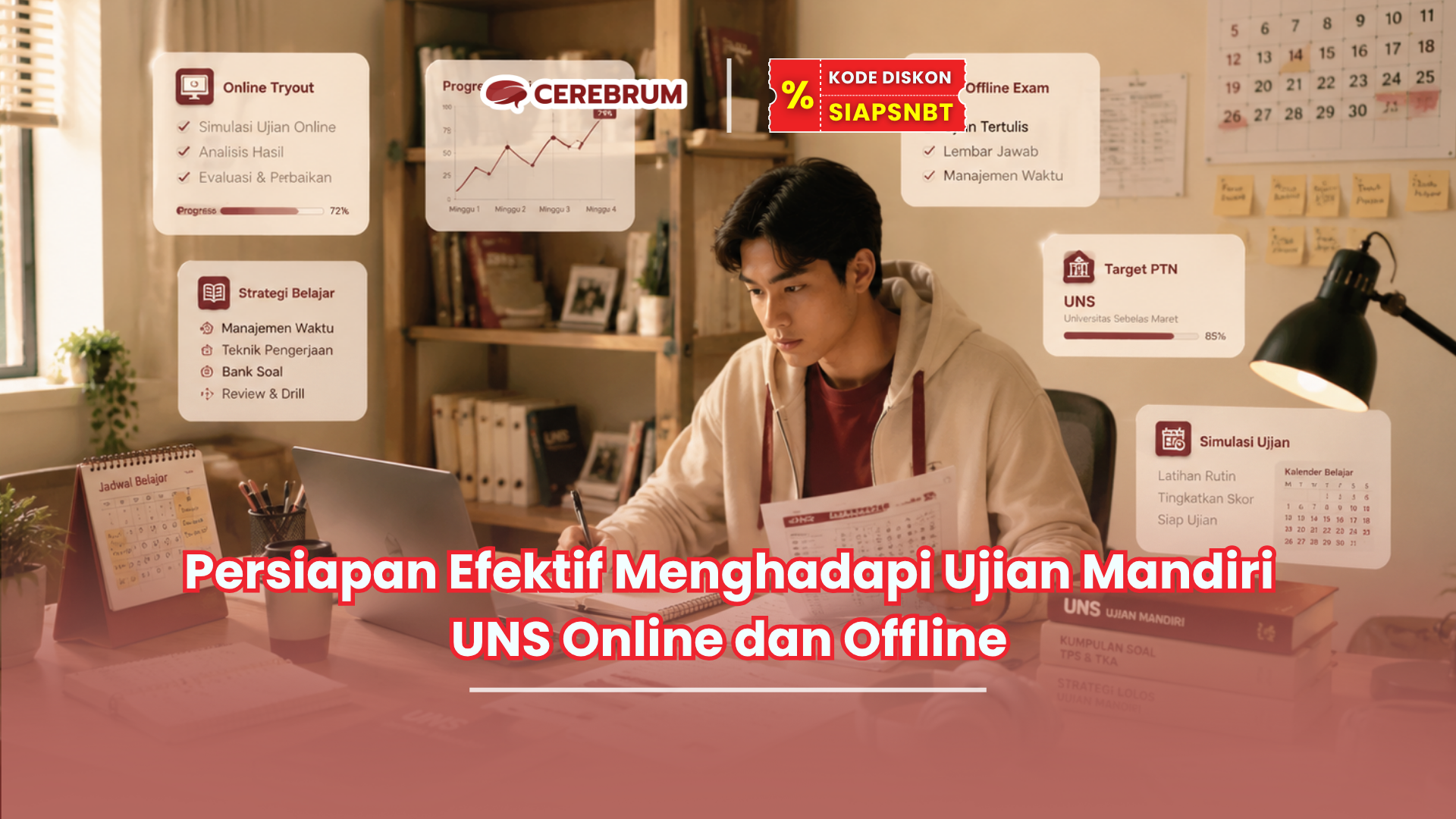 Persiapan Efektif Menghadapi Ujian Mandiri UNS Online dan Offline