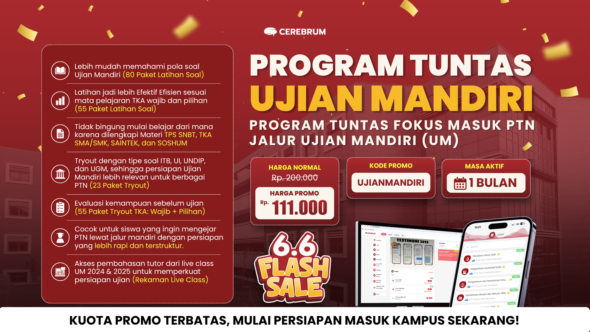 PROMO WEB ARTIKEL (03 Juni 2026) - KODE PROMO UJIANMANDIRI