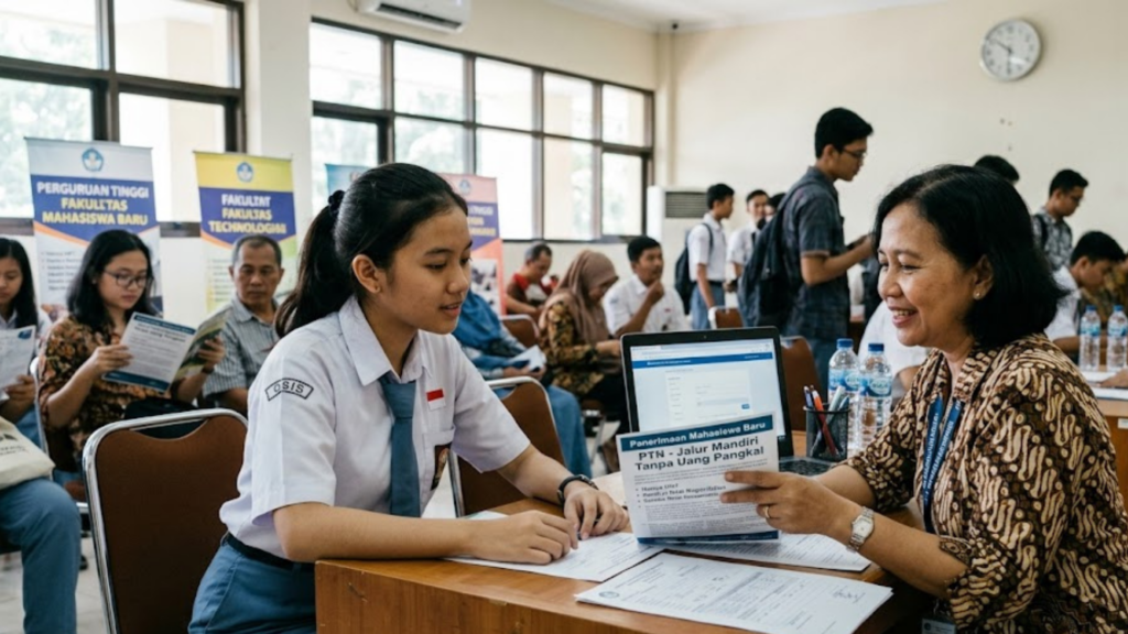 Apa Itu Jalur Mandiri PTN Tanpa Uang Pangkal?