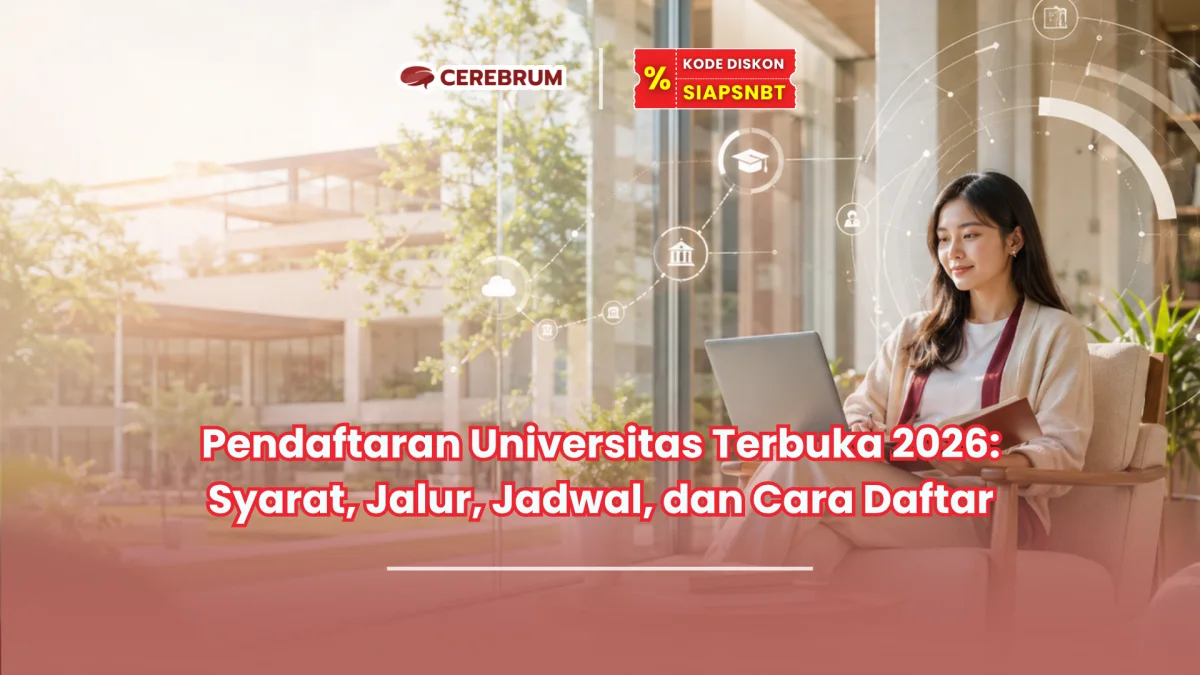 Pendaftaran Universitas Terbuka 2026: Syarat, Jalur, Jadwal, dan Cara Daftar