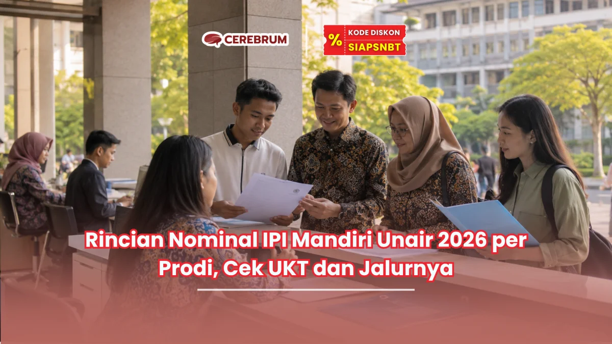 Rincian Nominal IPI Mandiri Unair 2026 per Prodi, Cek UKT dan Jalurnya
