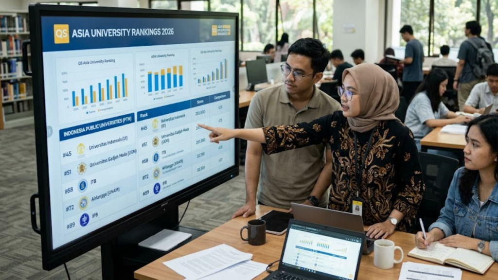 Menyingkap Peringkat PTN di Indonesia di QS AUR 2026