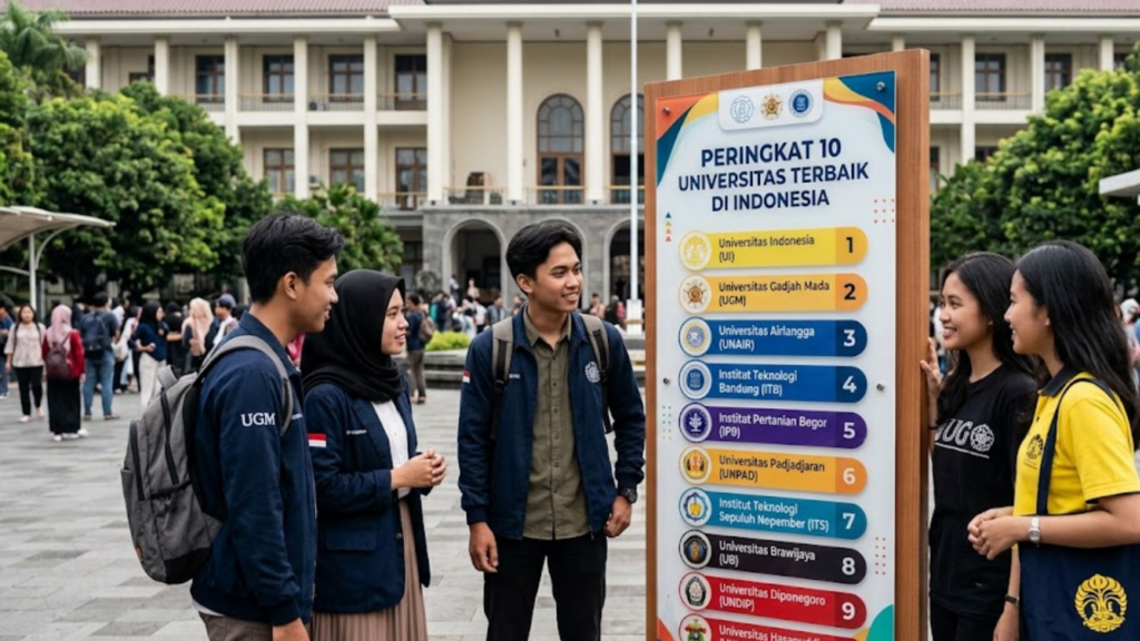 Daftar 10 Peringkat Universitas Terbaik di Indonesia