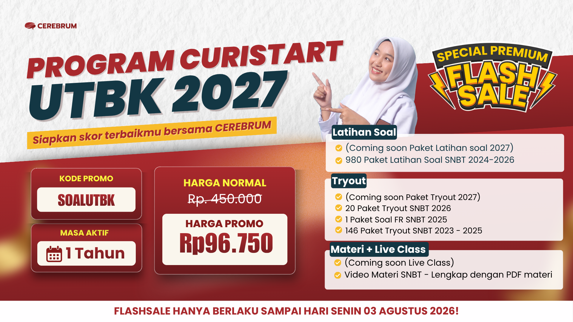PROMO WEB ARTIKEL - KODE PROMO SOALUTBK
