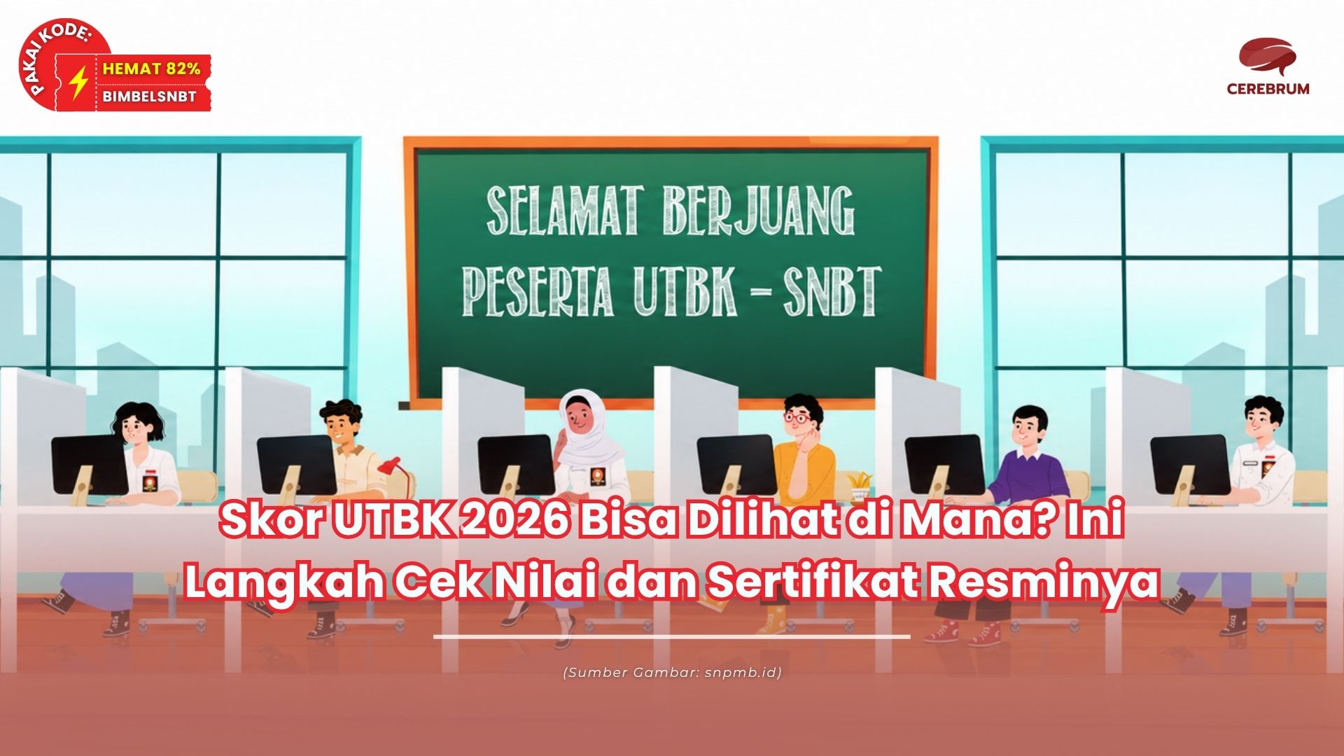 cara melihat skor utbk