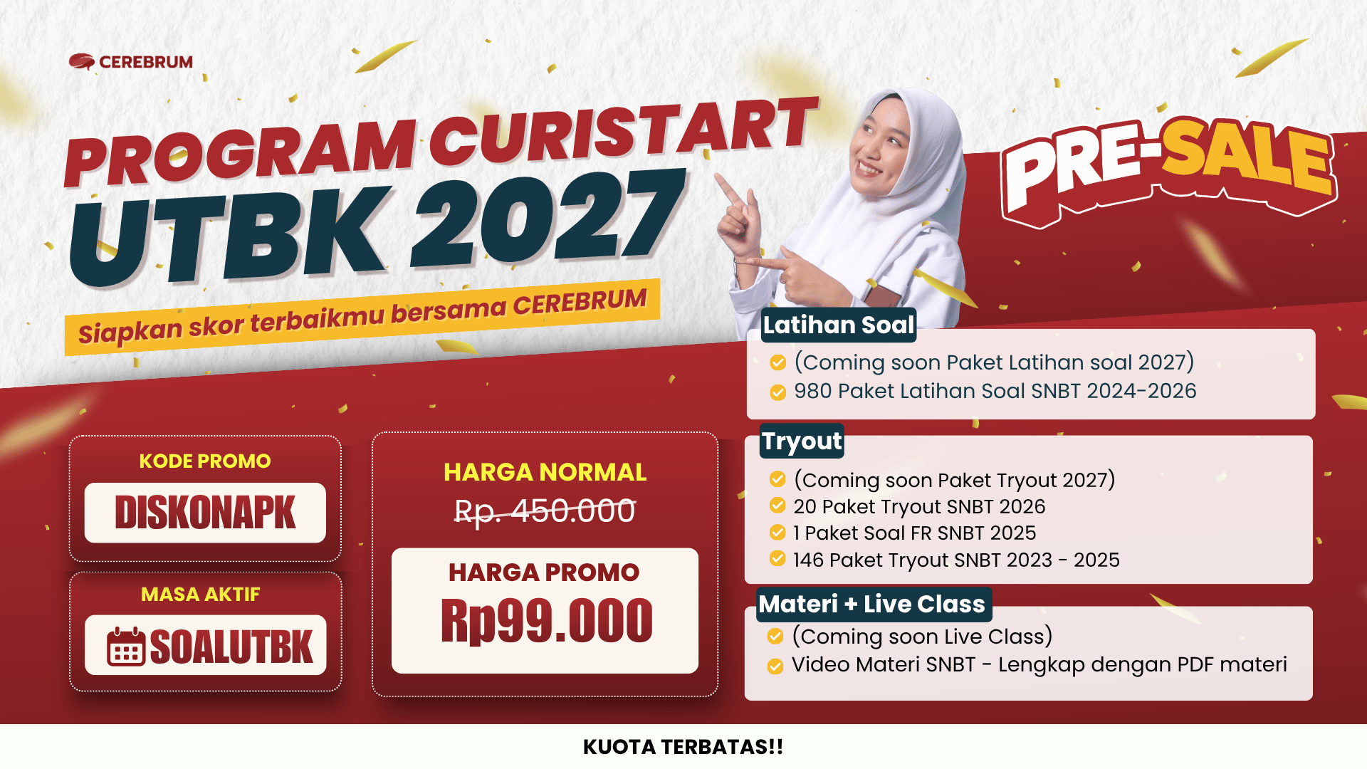 KODE PROMO CEREBRUM 14-18 September 2026 (Artikel)