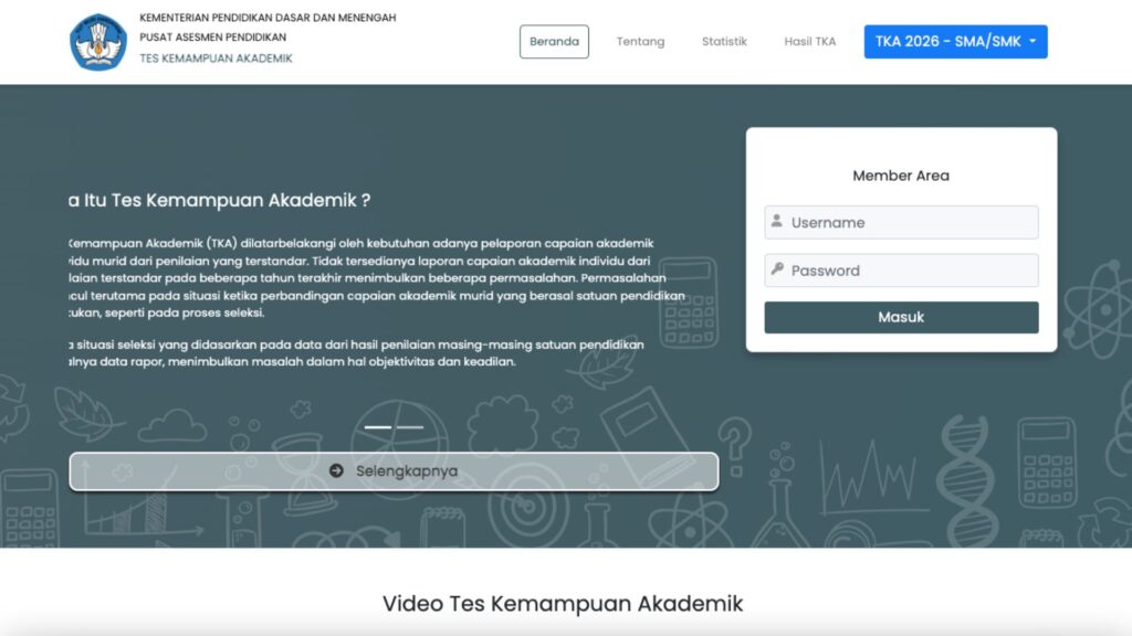 simulasi tka kapan