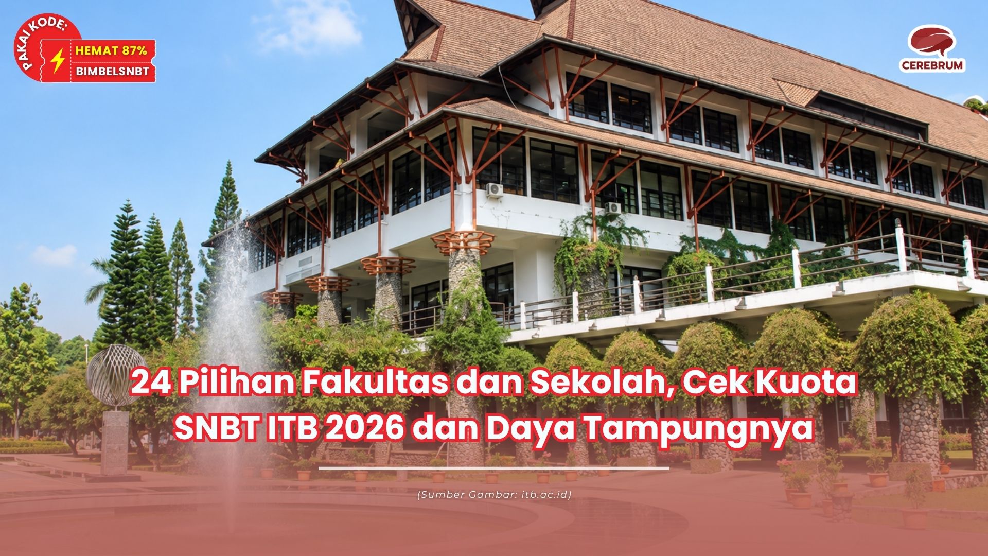 kuota snbt itb