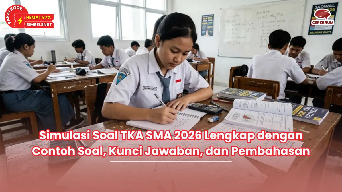 Simulasi Soal TKA SMA 2026 Lengkap dengan Contoh Soal, Kunci Jawaban, dan Pembahasan