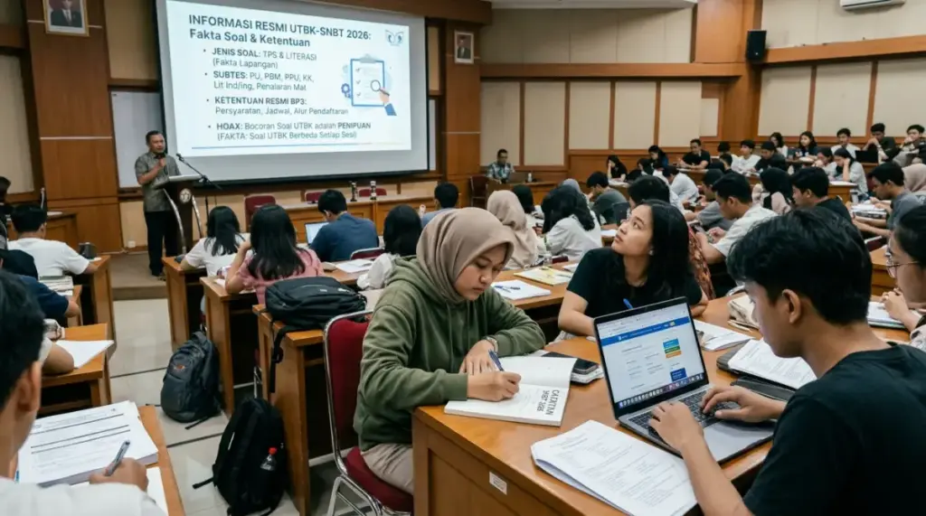 Fakta Bocoran Soal UTBK 2026 dan Ketentuan Resmi SNBT