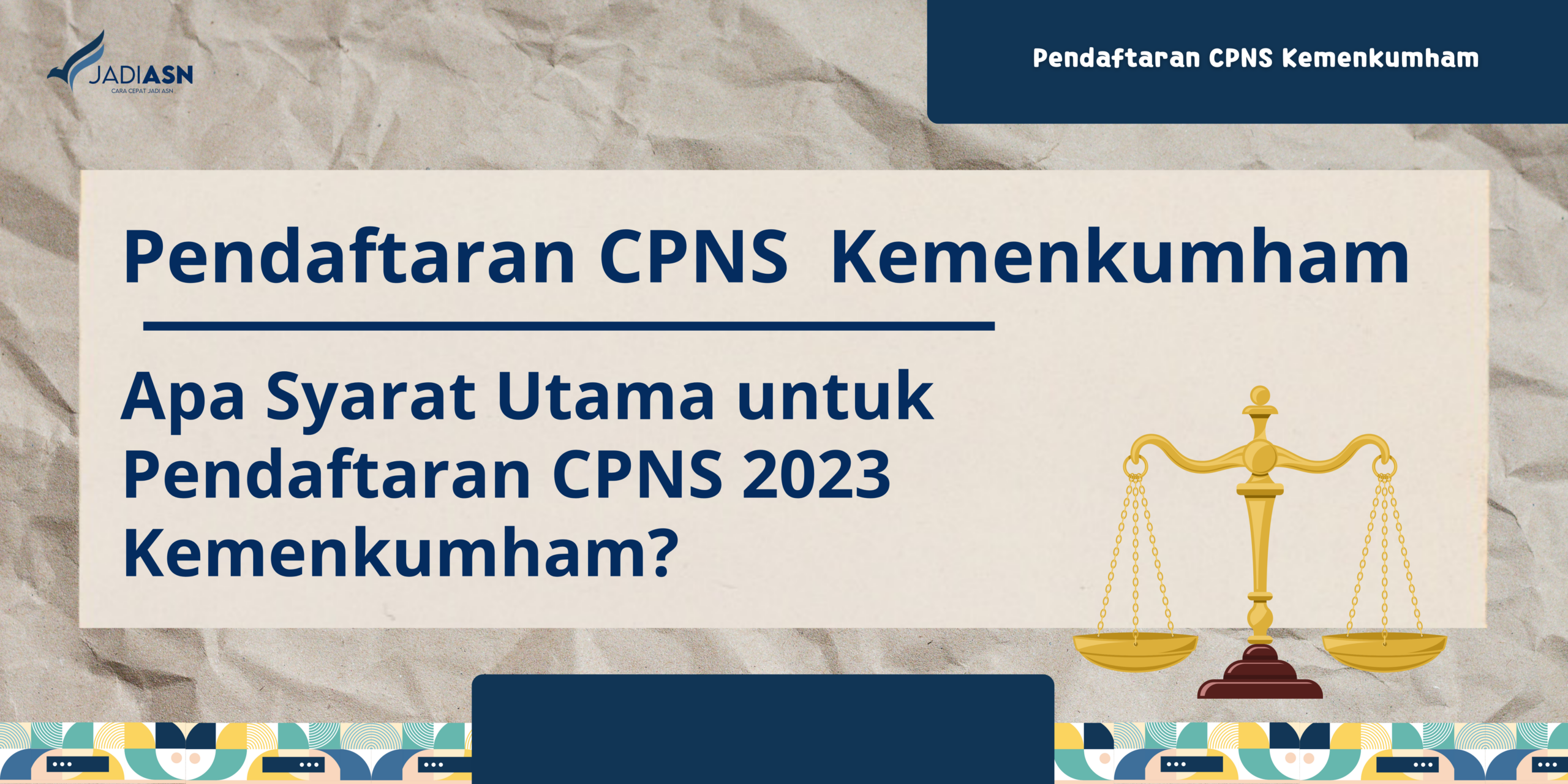 Pendaftaran CPNS Kemenkumham
