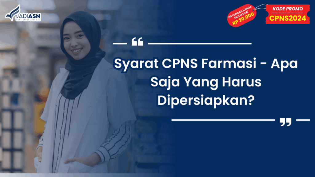 Syarat CPNS Farmasi
