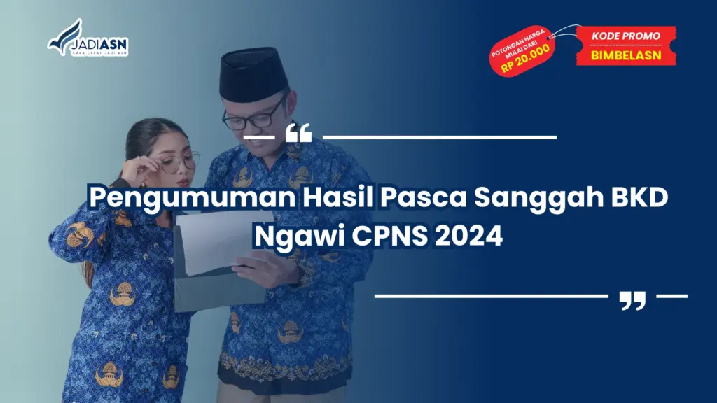Pengumuman Hasil Pasca Sanggah BKD Ngawi CPNS 2024