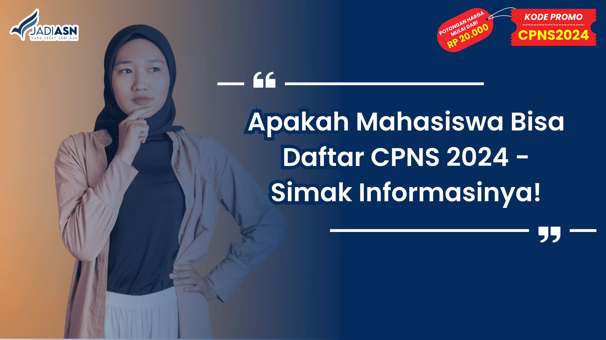 Apakah Mahasiswa Bisa Daftar CPNS 2024