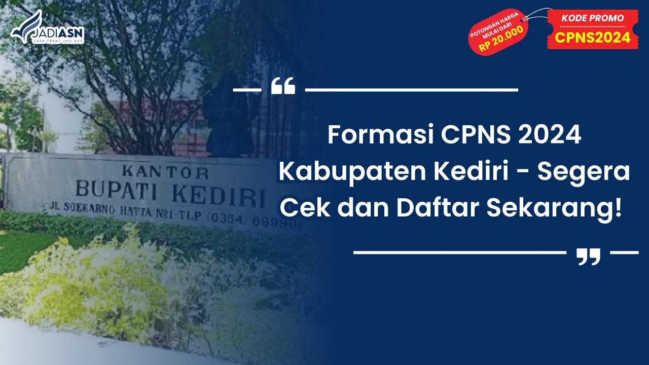 Formasi CPNS 2024 Kabupaten Kediri