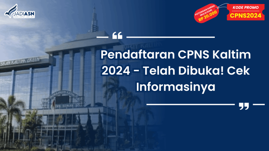 Pendaftaran CPNS Kaltim 2024