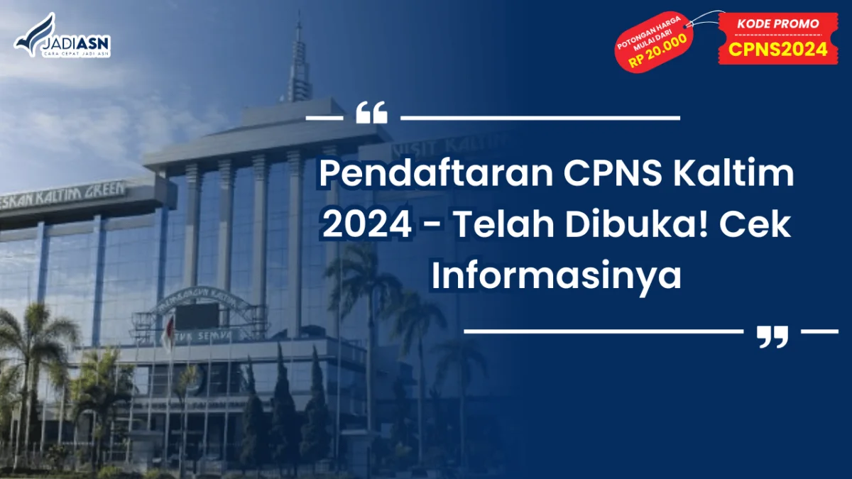Pendaftaran CPNS Kaltim 2024