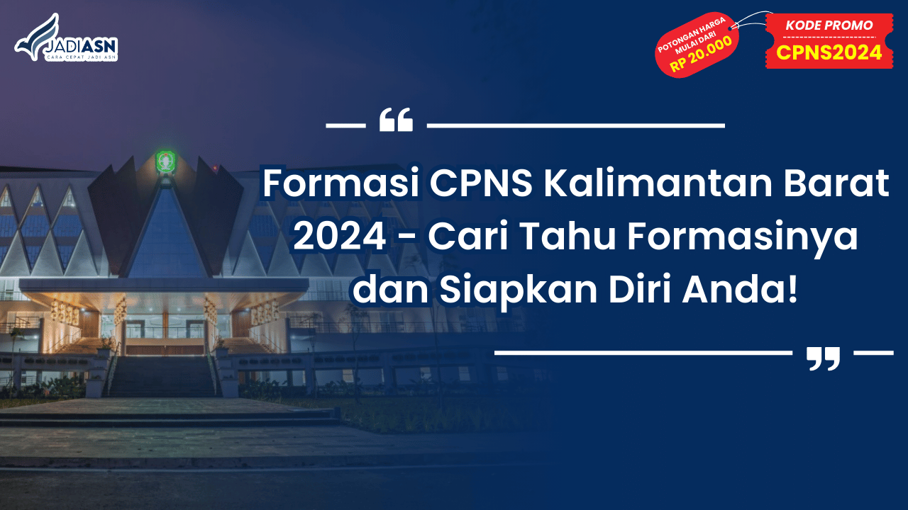 Formasi CPNS Kalimantan Barat 2024
