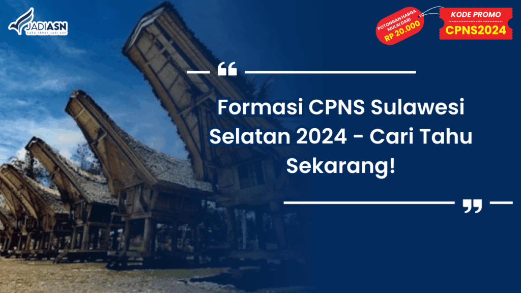 Formasi CPNS Sulawesi Selatan 2024