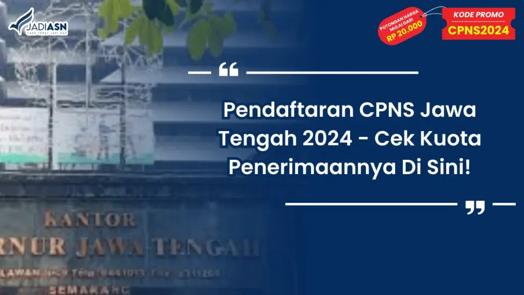 Pendaftaran CPNS Jawa Tengah 2024