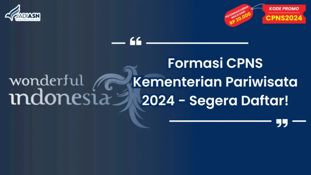 Formasi CPNS Kementerian Pariwisata 2024