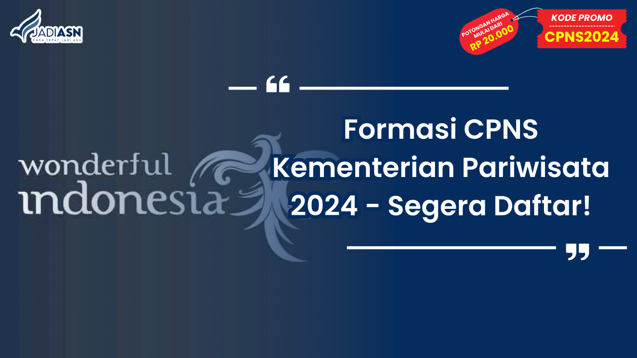Formasi CPNS Kementerian Pariwisata 2024
