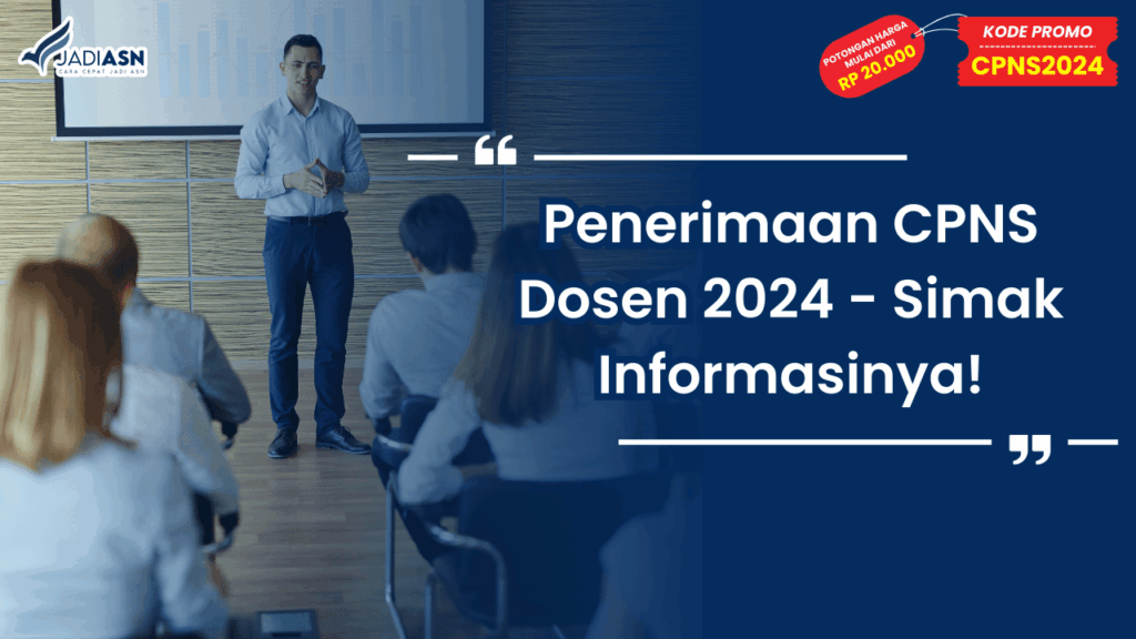 Penerimaan CPNS Dosen 2024