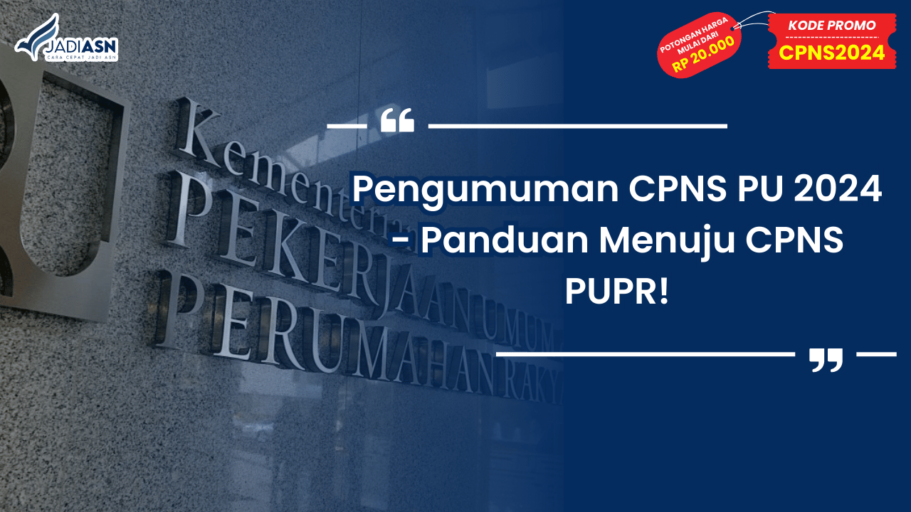 Pengumuman CPNS PU 2024