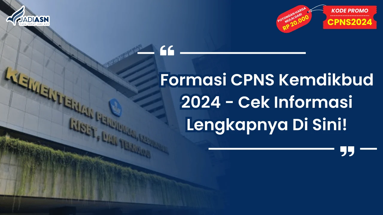 Formasi CPNS Kemdikbud 2024