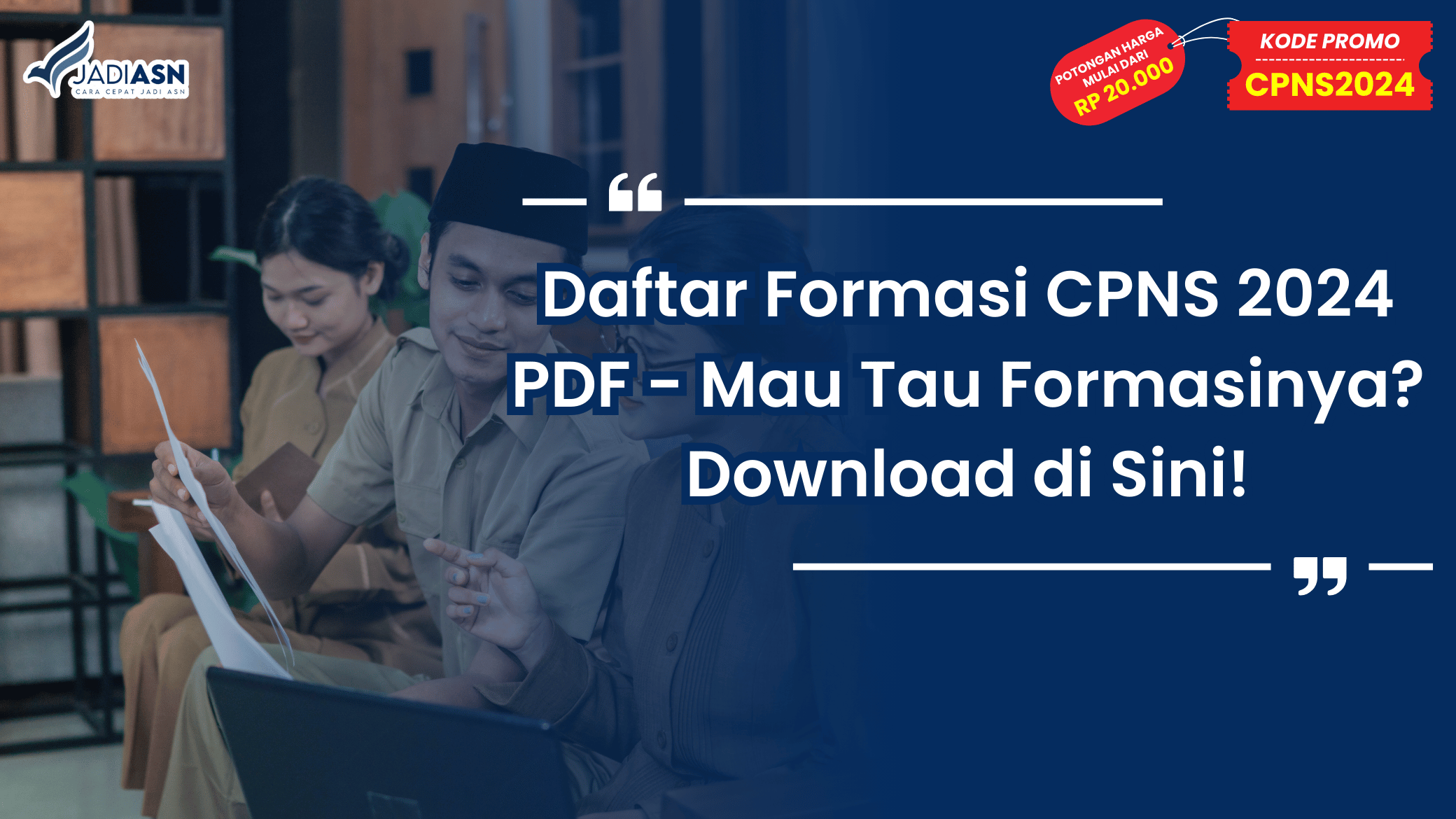 Daftar Formasi CPNS 2024 PDF