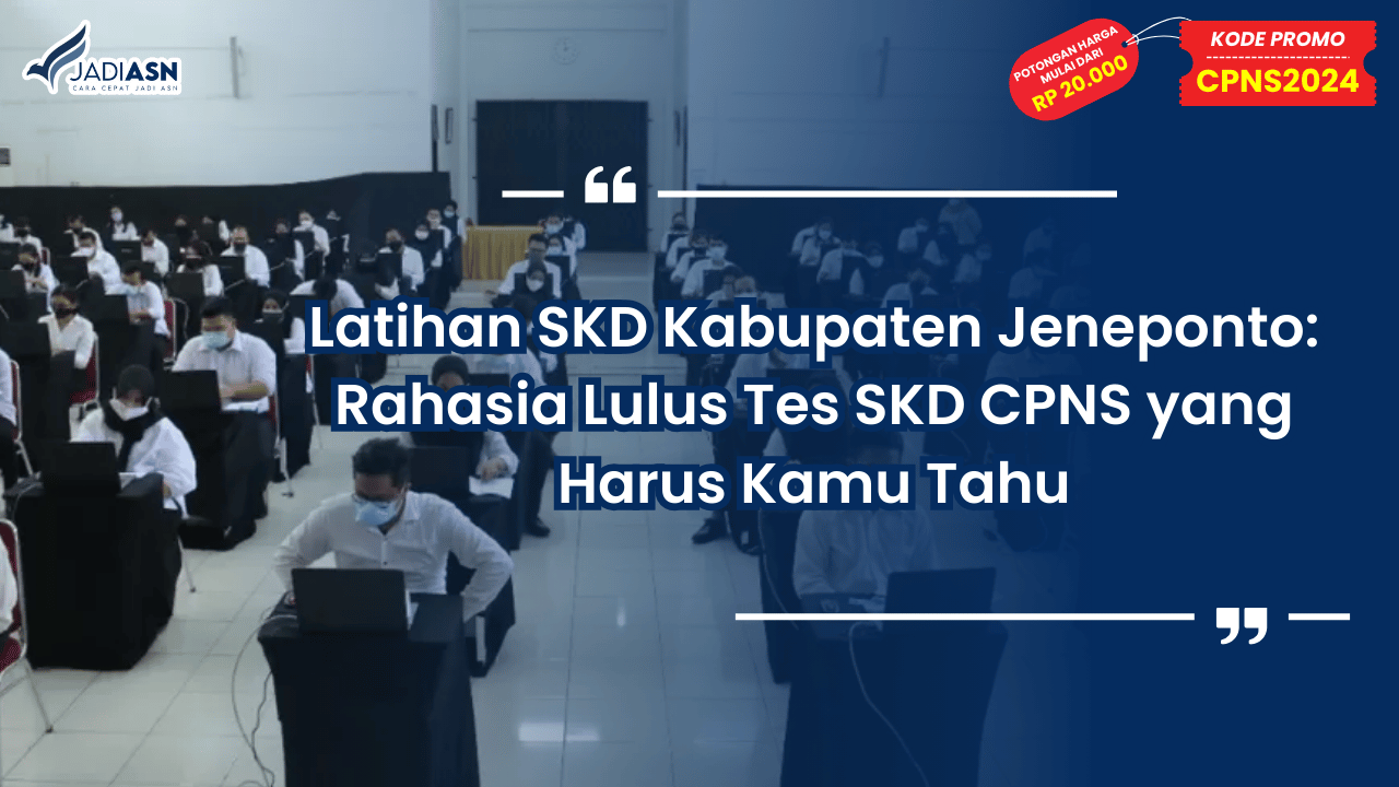 Latihan SKD Kabupaten Jeneponto