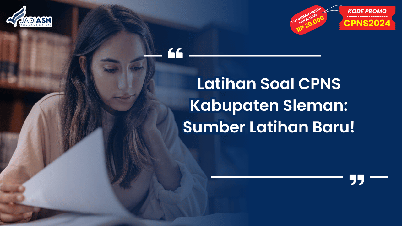 Latihan Soal CPNS Kabupaten Sleman