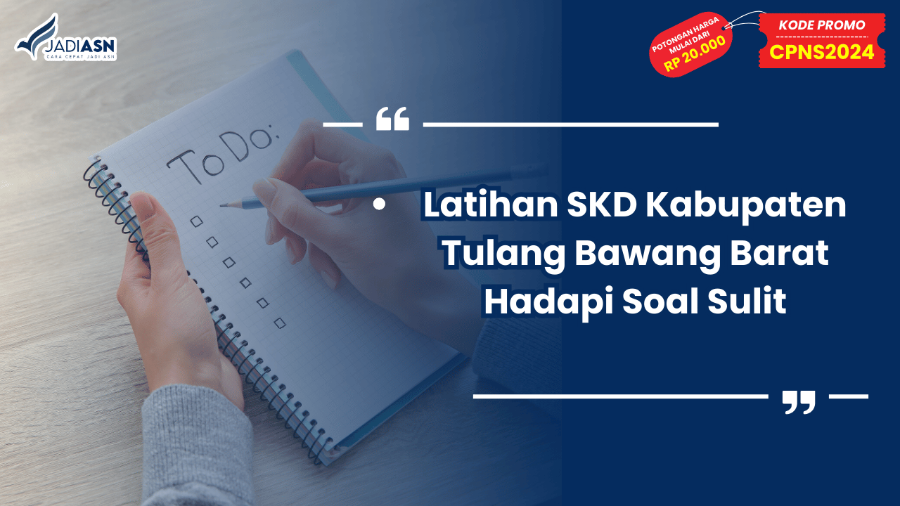 Latihan SKD Kabupaten Tulang Bawang Barat Hadapi Soal Sulit
