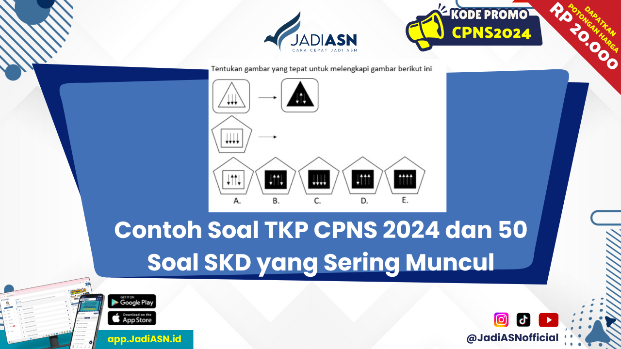 Contoh Soal TKP CPNS 2024 dan 50 Soal SKD yang Sering Muncul