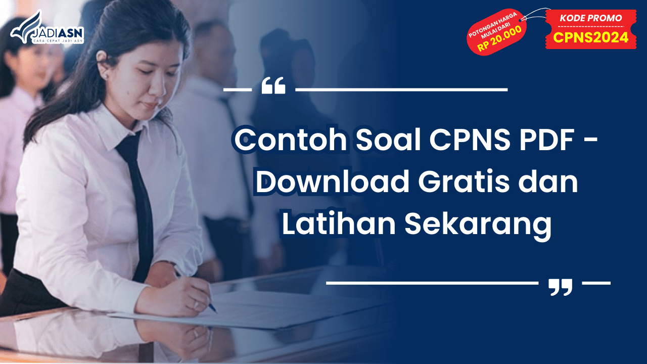 Contoh Soal CPNS PDF - Download Gratis dan Latihan Sekarang