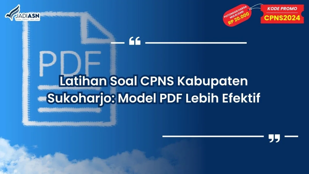 Latihan Soal CPNS Kabupaten Sukoharjo