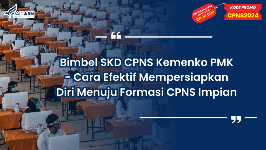 Bimbel SKD CPNS Kemenko PMK