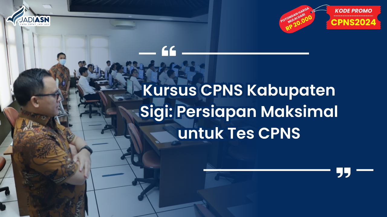Kursus CPNS Kabupaten Sigi